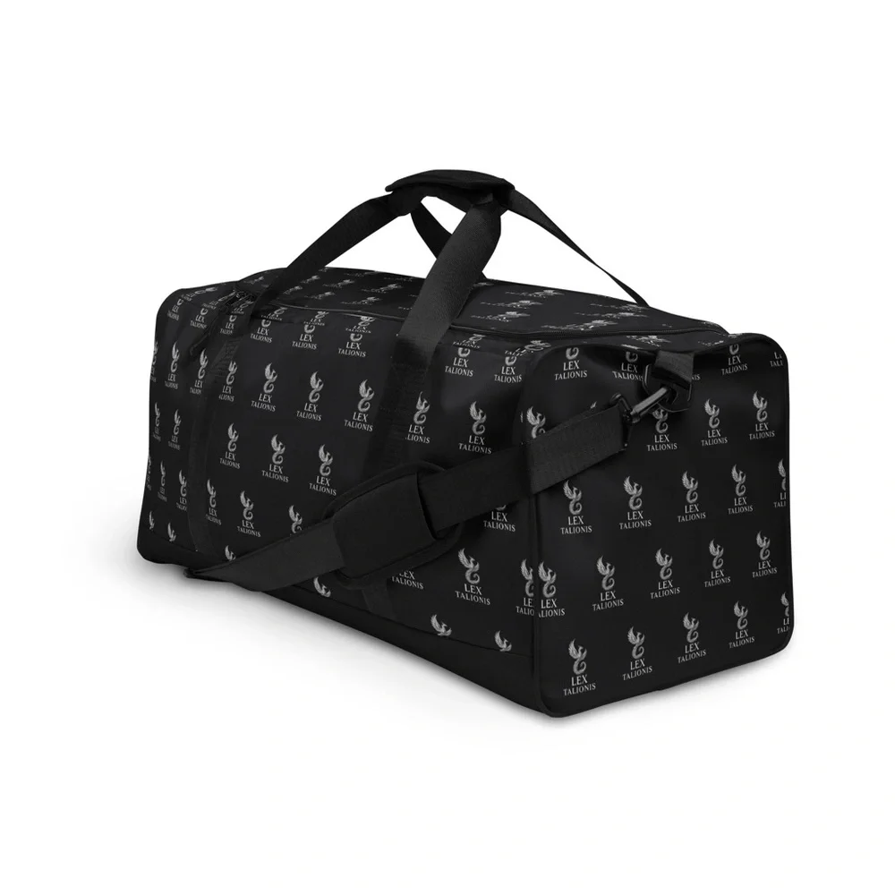 LEX Black Duffel Bag